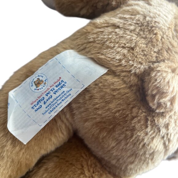 BUILD-A-BEAR Cuddly Classic Brown Teddy Bear 14" LA Lakers Jersey & Basketball - Picture 5 of 7